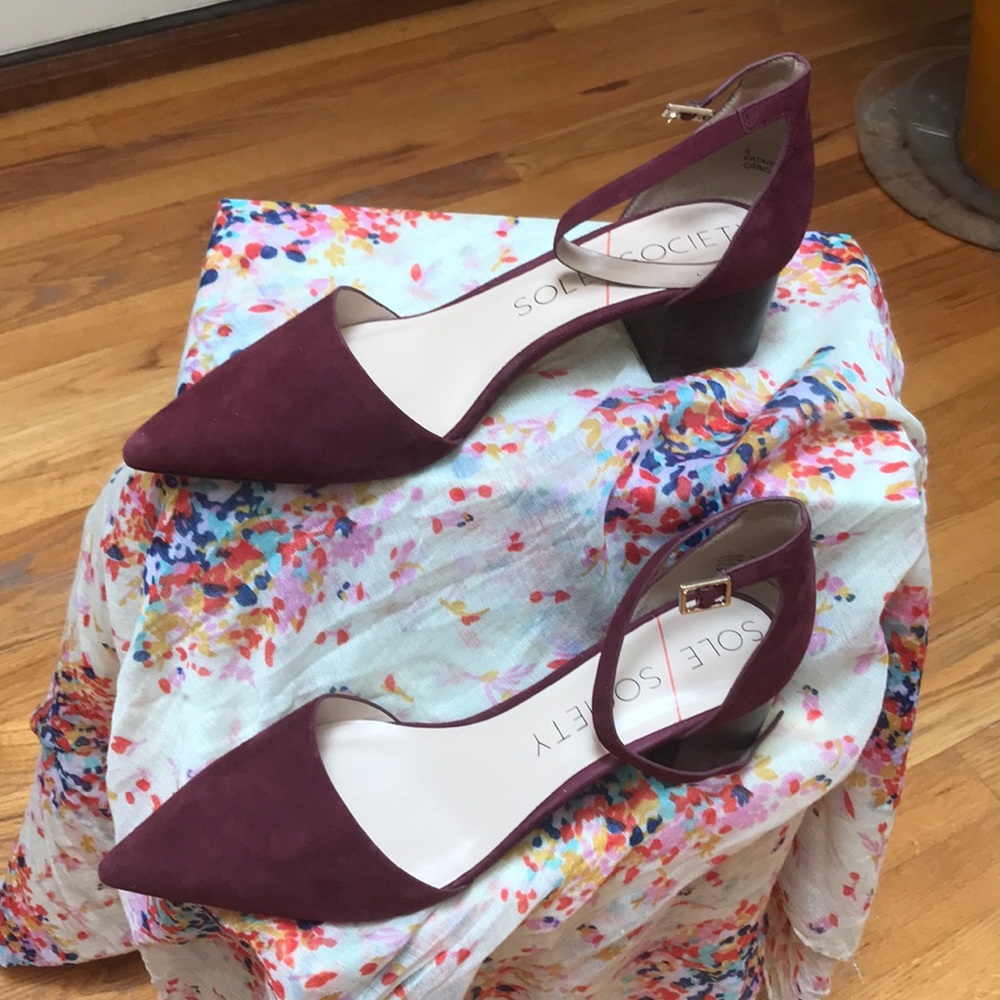 Sole Society Katarina crimson